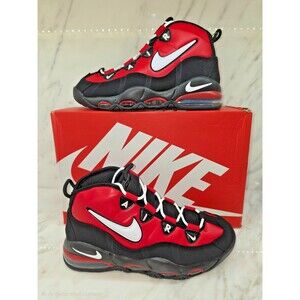 Nike Air Max Uptempo 95 Bulls Red Black White Mens 10.5 NIB CK0892-600